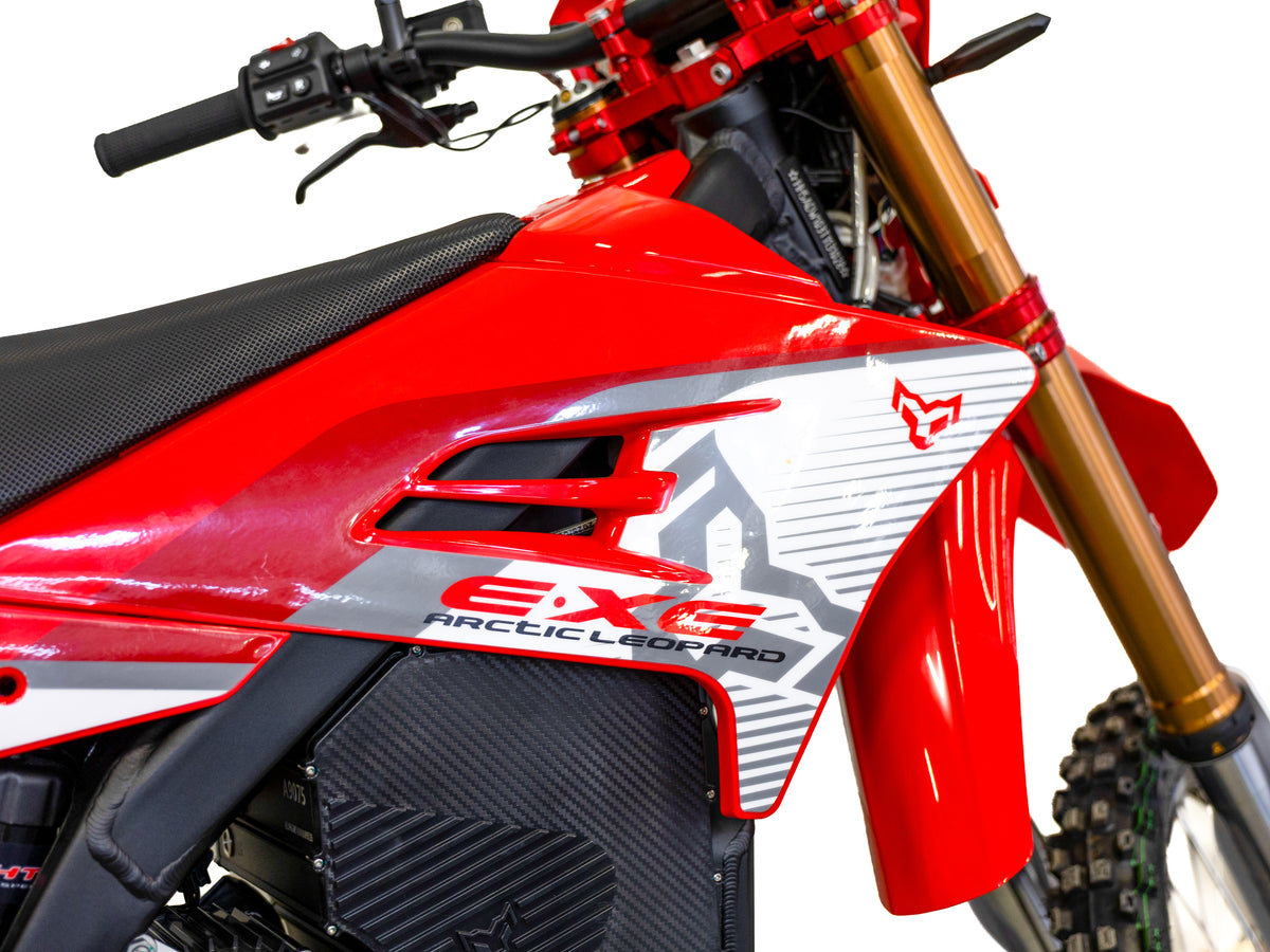 Arctic Leopard E-XE 880, version homologuée, rouge